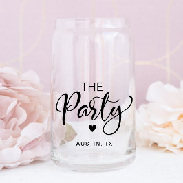 Vaso Con Forma De Lata Partido Cute Bachelorette