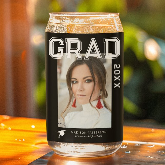 Vaso Con Forma De Lata Partido de Graduación Fotográfica Elegante guión m (Subido por el creador)