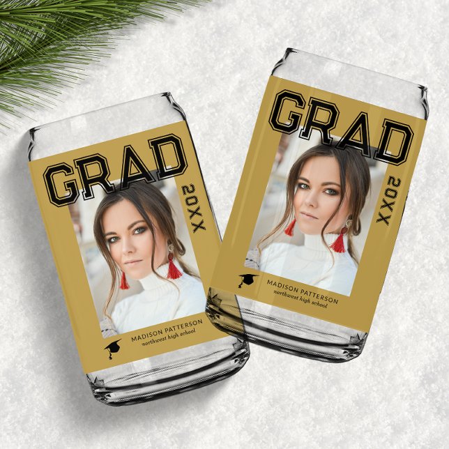 Vaso Con Forma De Lata Partido de Graduación Fotográfica Elegante guión m (Subido por el creador)