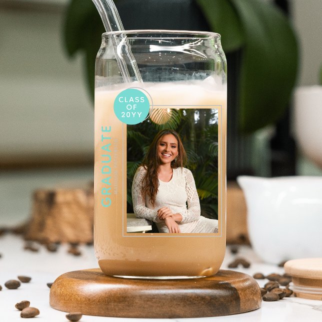 Vaso Con Forma De Lata Partido de Graduación Fotográfica Guión Moderno Pl (Subido por el creador)