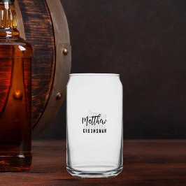 Vaso Con Forma De Lata Partido de solteros Groomsman