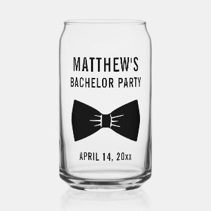 Vaso Con Forma De Lata Partido del bachiller Tuxedo Bow Matar a la Cervez