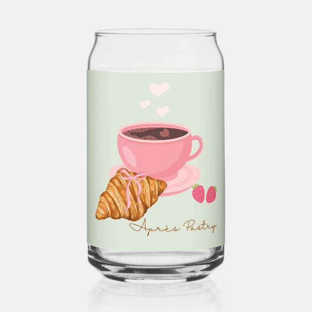 Vaso Con Forma De Lata Pastelería Après (Anverso)