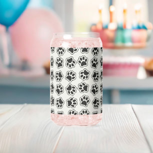 Vaso Con Forma De Lata Patas negras, garras de perro, garras de gato, con