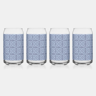 Vaso Con Forma De Lata patrón continuo de formas circulares