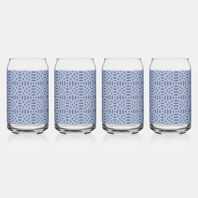 Vaso Con Forma De Lata patrón continuo de formas circulares (Anverso)