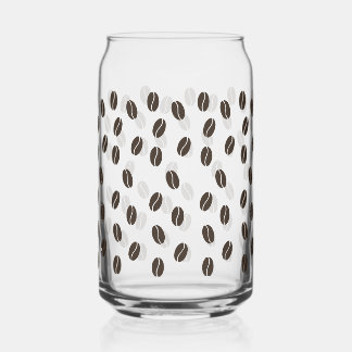 Vaso Con Forma De Lata Patrón de café