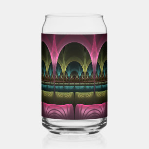 Vaso Con Forma De Lata Patrón de fantasía especial abstracto colorido fra