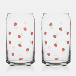 Vaso Con Forma De Lata Patrón de fresa de latón de latón de latón de lató