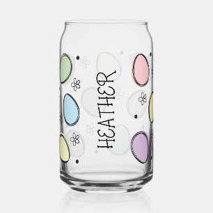 Vaso Con Forma De Lata Patrón de Huevo de Pascua de Personalización de No