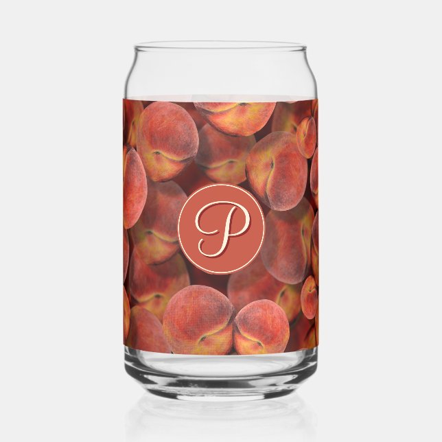 Vaso Con Forma De Lata Peaches Vidrio para beber (Izquierda)