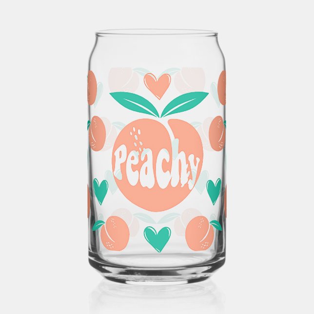 Vaso Con Forma De Lata Peachy (Izquierda)