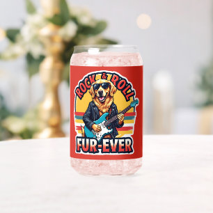 Vaso Con Forma De Lata Perro Golden Retriever Fur-Ever de Rock and Roll 