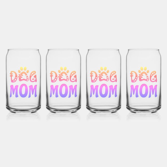 Vaso Con Forma De Lata Perro Mamá (Anverso)