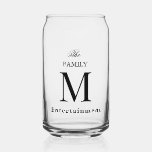 Vaso Con Forma De Lata personaliza simple Cristal de lata impreso persona
