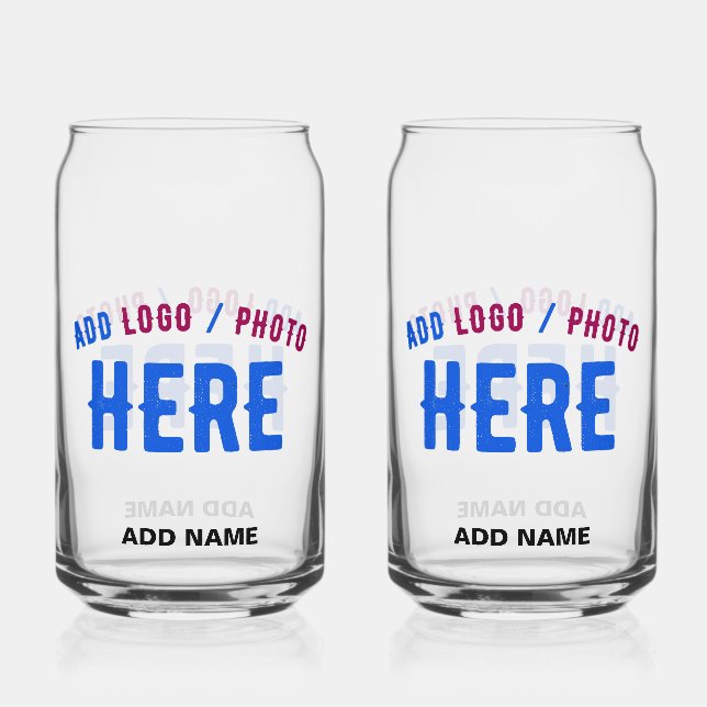 VASO CON FORMA DE LATA PERSONALIZABLE MODERNO ESTILO CLARO VERIFICADO MAR (Anverso)