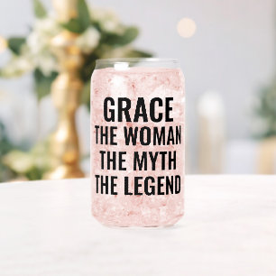Vaso Con Forma De Lata Personalizada La Mujer El Mito La Leyenda