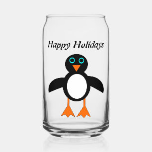 Vaso Con Forma De Lata Personalizado Cute Penguin