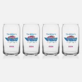 Vaso Con Forma De Lata Personalizado de arte de la palabra de crucero fam