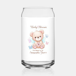 Vaso Con Forma De Lata Personalizado de Baby Shower
