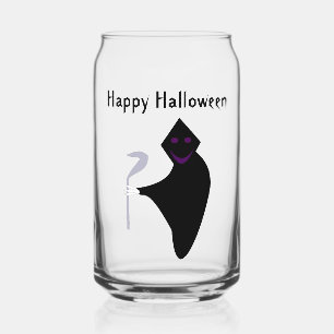 Vaso Con Forma De Lata Personalizado de Halloween Grim Reaper