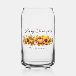 Vaso Con Forma De Lata Personalizado de las calabazas ventilares del Día 