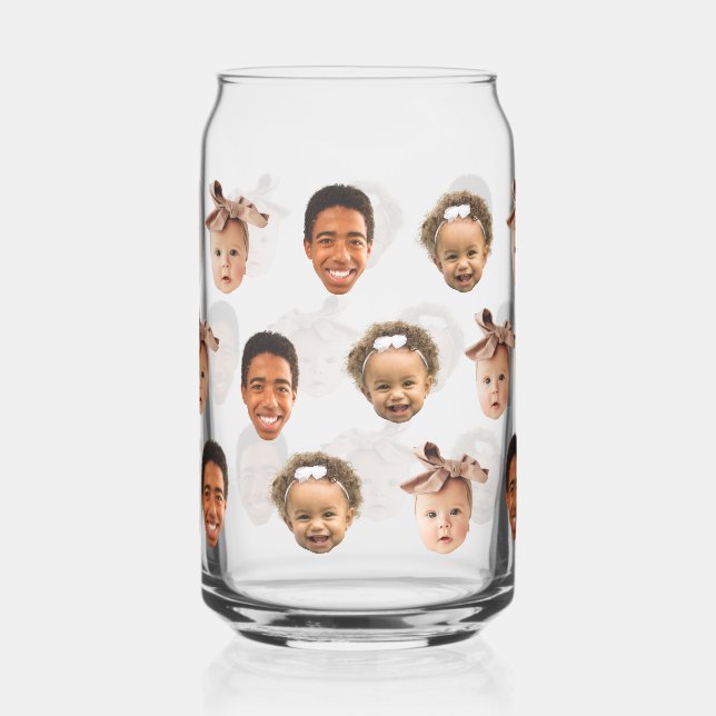 Vaso Con Forma De Lata Personalizado gracioso papá de 3 niños foto (Anverso)