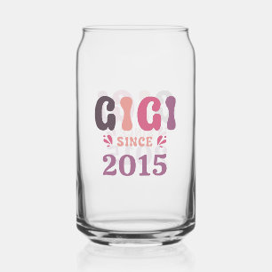 Vaso Con Forma De Lata Personalizado Grandma gigi desde el regalo de Día 