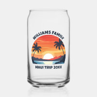 Personalizado Maui Viaje Palm Trees Sunrise Keepsa
