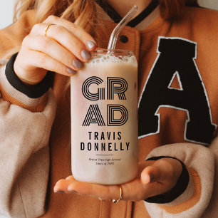 Vaso Con Forma De Lata Personalizado Moderno Graduado 2025