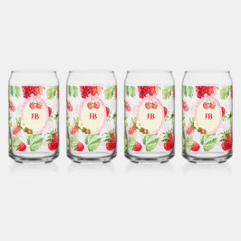 Vaso Con Forma De Lata Personalizado Strawberry