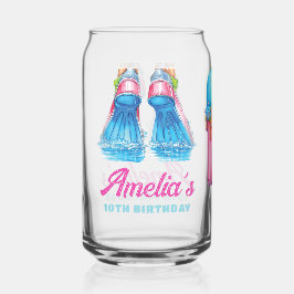 Vaso Con Forma De Lata Personalized Waterpark Birthday