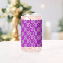 Vaso Con Forma De Lata Pétalos en Silencio 01. Patrón Floral.