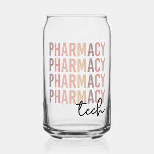 Vaso Con Forma De Lata Pharmacy Tech Técnico Farmacéutico