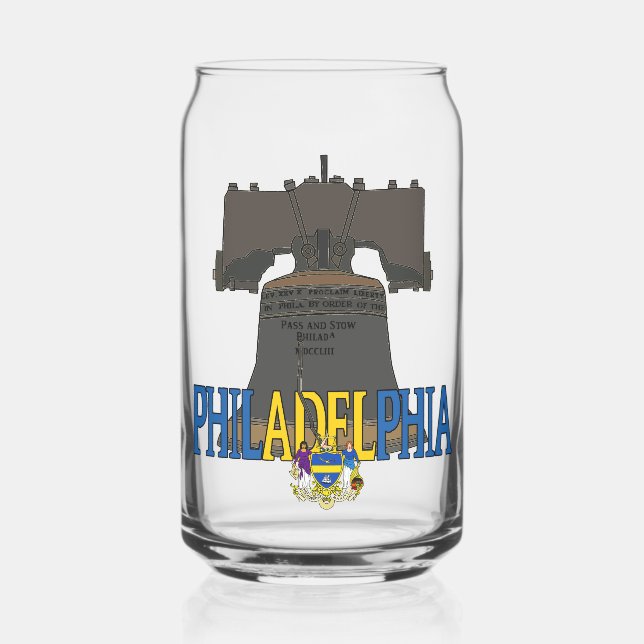 Vaso Con Forma De Lata Philadelphia Pennsylvania Liberty Bell (Izquierda)