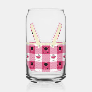 Vaso Con Forma De Lata Picnic de verano