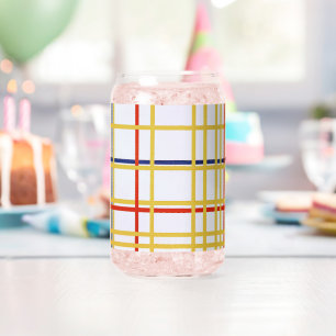 Vaso Con Forma De Lata Piet Mondrian Ciudad de Nueva York I Arte Abstract