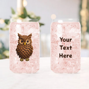 Vaso Con Forma De Lata Pine Cone Owl