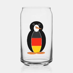 Vaso Con Forma De Lata Pingüino alemán -- Deutsch Pinguin