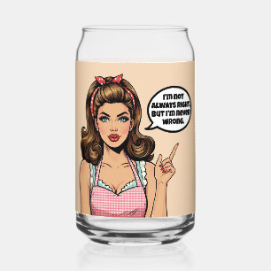Vaso Con Forma De Lata Pinup de retro_ no está mal