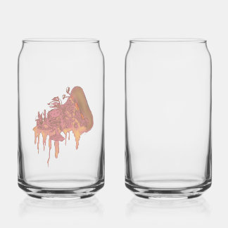 VASO CON FORMA DE LATA PIZZA DE MUSHROOM PINK WILD