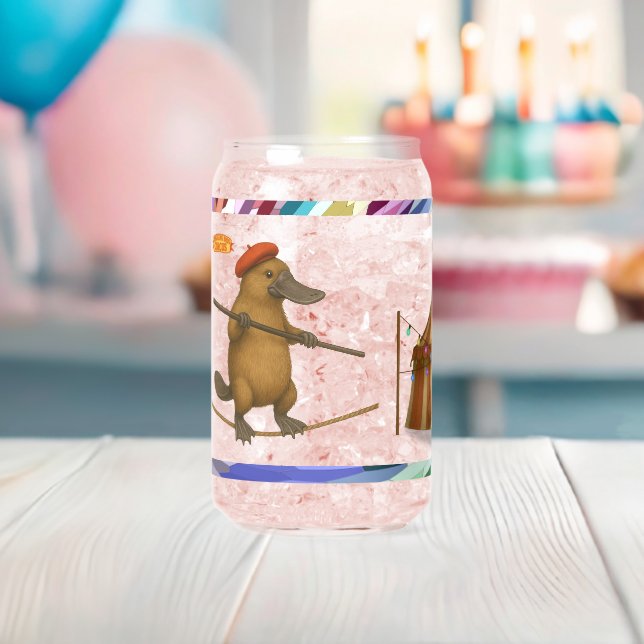Vaso Con Forma De Lata Plato ornitorrinco equilibrista (Insitu (Baby Shower))