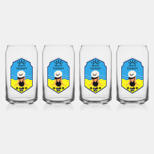 Vaso Con Forma De Lata Playas Esenciales de Verano 