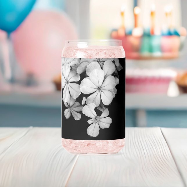 Vaso Con Forma De Lata Plumbago b&n (Insitu (Baby Shower))