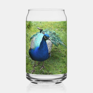 Vaso Con Forma De Lata Poder del Pavo Real Regio
