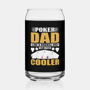 Vaso Con Forma De Lata Poker divertido Papá palabra arte juegos de azar C