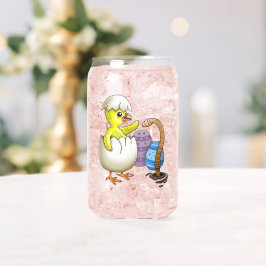 Vaso Con Forma De Lata Pollito de Pascua recién salido del cascarón