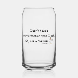 Vaso Con Forma De Lata Pollo de atención corta