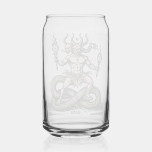 Vaso Con Forma De Lata Portador de la Antorcha Ardiente