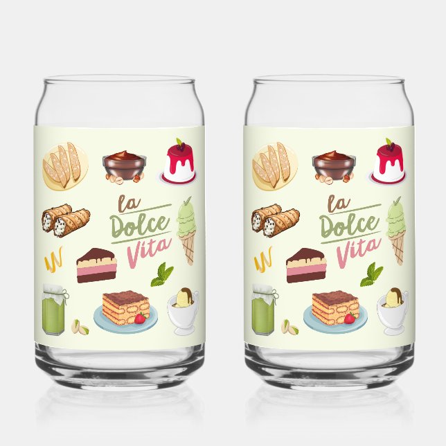 Vaso Con Forma De Lata   Postres Dulces Italianos (Anverso)